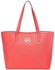 Michael Kors Leather Bag For Women , Orange - Tote Bag