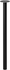 MITTCIRKEL / ADILS مكتب - مظهر الصنوبر الرائع أسود ‎120x60 سم‏