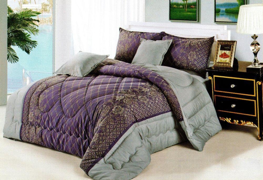 Luxury Comforter Set 4 Pieces by Ming Li , Single Size, MMZR-002