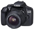 كاميرا كانون EOS 1300D مع معدات عدسة – 18 ميجابكسل، دي اس ال ار، 18 – 55 ملم 3.5-5.6 IS II، اسود