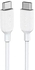 Anker PowerLine III USB-C to USB-C 2.0 Cable 3 Feet White