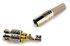 Gold BNC Male Video Connector