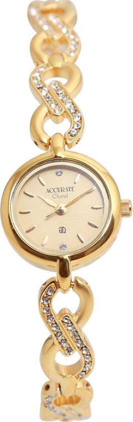 Casual Watch for Women by Accurate, Multi Color, Round, ALQ338ST