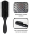 4-Piece Paddle Hair Brush Comb Set Purple/Black
