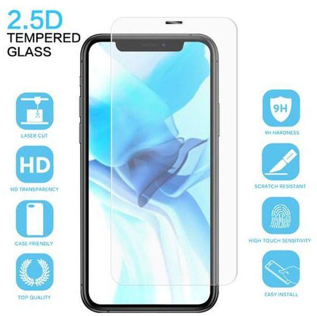 Full HD Glass Screen Protector Without Black Frame For IPhone 12 Pro & IPhone 12 - 0 - Clear