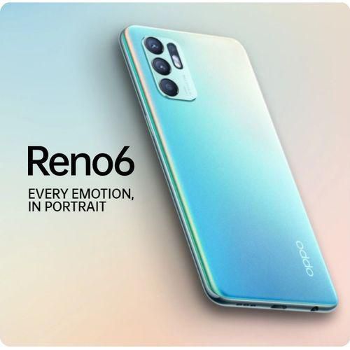 OPPO OPPO Reno6 - 6.4-inch 128GB/8GB Dual SIM Mobile Phone - Aurora