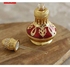 Empty Royal Oud Oil Bottle Red/Gold 12ml