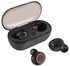 TWS Stereo Bluetooth In-Ear Headphones Black