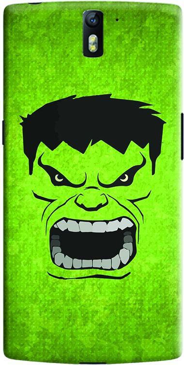 Stylizedd OnePlus One Slim Snap Case Cover Matte Finish - Screaming Hulk