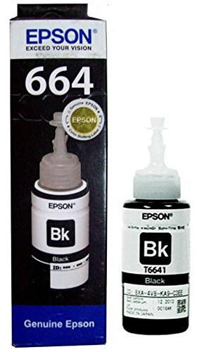 Epson T664 Black Ink Bottle Ink Cartridge (70ml)