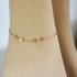 Aiwanto Flower Pattern Anklet Ankle Chain