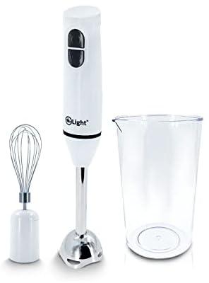 Mr. Light Powerful Electric Handheld Blender, with Turbo Function With Speed Controller, Stainless Steel Stick Blender, Electric Blender, 2 speed Control, Mixing Bowl, Whisk 200w -MR0507