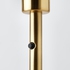 RINGSTA / SKAFTET Table lamp - white/brass 56 cm