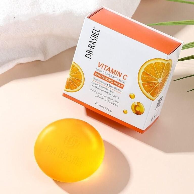 Dr-Rashel Vitamin C Brightening and Anti-Aging Whitening Soap 100g