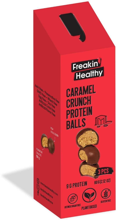 Freakin Healthy Caramel Crunch Protein Balls 60g