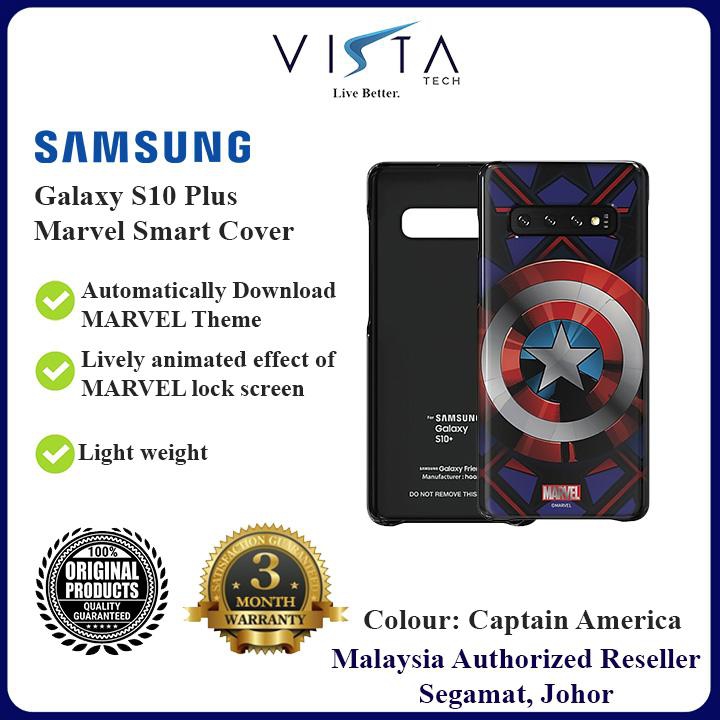 Samsung Marvel Smart Cover Galaxy S10 Plus (Captain America)