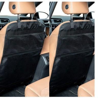 SYOSI Kick Mats Back Seat Car Seat Organiser Car Organiser Waterproof and Stain Resistant Seat Protectors for Protection of Your Car from Stain Mud Scratches 2 Pack