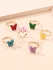 SHEIN Set Of 6 Pcs Butterfly Decor Ring