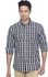 D'Indian CLUB Carbon Peached Cotton Men's Full Sleeve Casual Black & White Checkered Shirt Size L