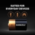 Duracell Long Lasting D Battery Black and Gold (Pack of 2pcs)
