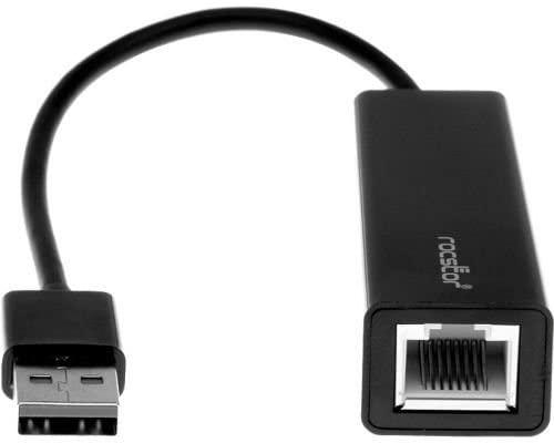 محول شبكات Rocstor Premium USB 3.0 إلى Gigabit Ethernet NIC RJ45 10/100/1000 M/F - USB 3.0-1 x Netw (Y10C137-B1) (Rocstor)