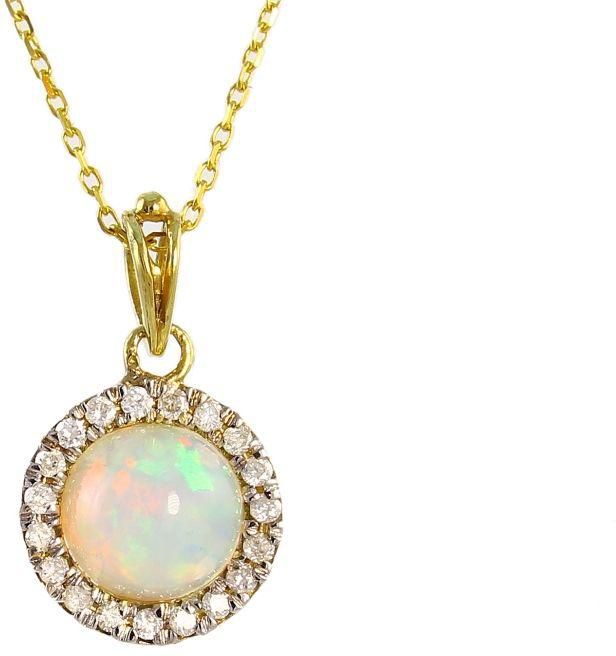 VP Jewels 18K Solid Gold 0.11ct Genuine Diamond Interlocking Heart Pendant Necklace