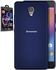 Infinity Soft Back Cover For Lenovo Vibe P2 - Blue + Infinity Glass Screen Protector