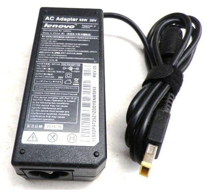 Lenovo Replacement Laptop Charger - 20v - 3.25A - 65w
