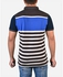 Town Team Striped Polo Shirt - Indigo