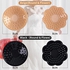 Adhesive Bras for Women, Silicone Push Up Sticky Bra, Stick On Bras for Women Invisible Lift up Bra Strapless Backless Bra, 2 Pairs Invisible Lift Up Bra