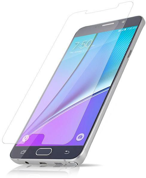 Samsung Galaxy Note 5 Tempered Glass Shock Proof Screen Protector Film Guard - clear