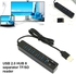10 90cm Usb 2.0 Hub Tf Sd Card Reader 3 Ports 6 Ports Usb Adapter USB Hubs