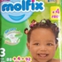 Molfix Comfort Fix Diapers, Size 3 Jumbo Pack(92 Count)