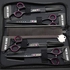 7.0 inches Professional Dog Grooming Scissors Set Straight & thinning & Curved & chunkers 4pcs in 1 Set (with Comb)