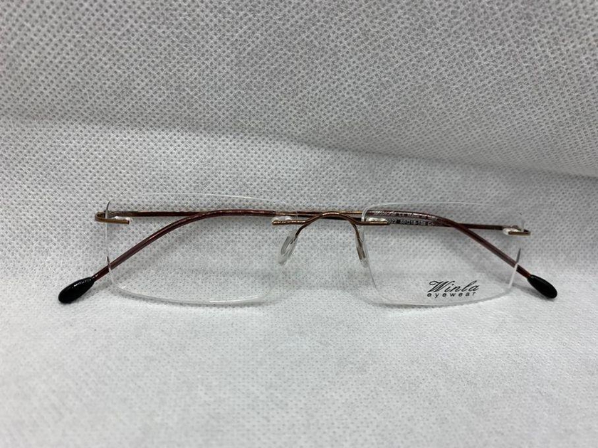winla 1022 C 5 , Rimless Glasses ,Titanium , Square , For Unisex