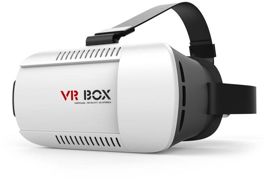 VR Box Virtual Reality 3D Glass for 3D Games and 3D Movies for Smartphone - white