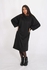 Ricci Casual Wide Black Dress For Woman