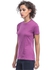 WildCraft Green, Purple Cotton Round Neck T-Shirt For Women