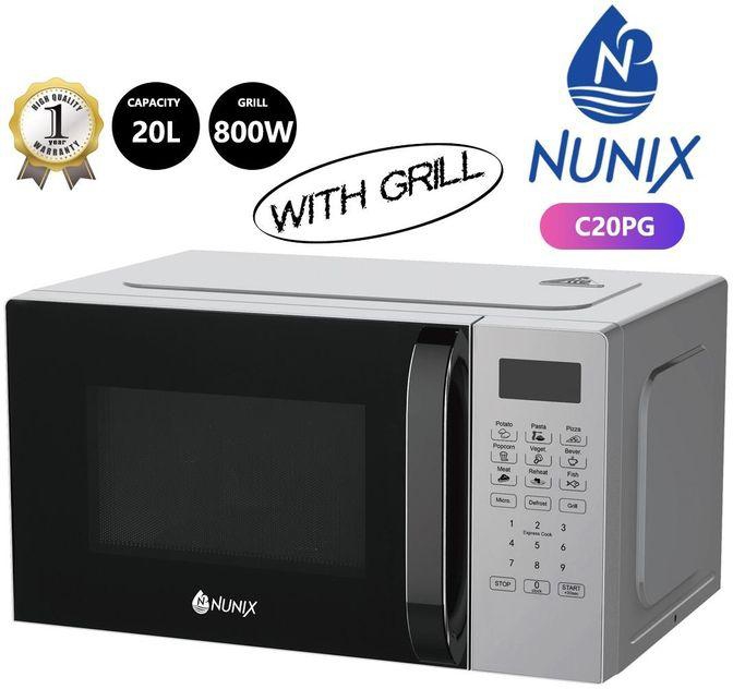 Nunix 20L Digital Microwave with Grill