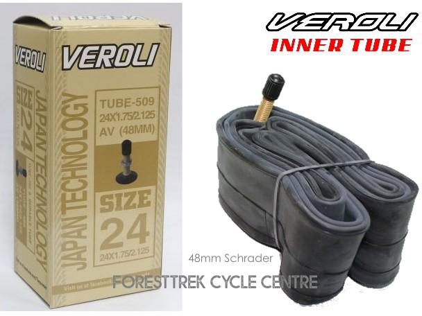 Veroli Bicycle Inner Tube 24x1.75/2.125 Av 48mm