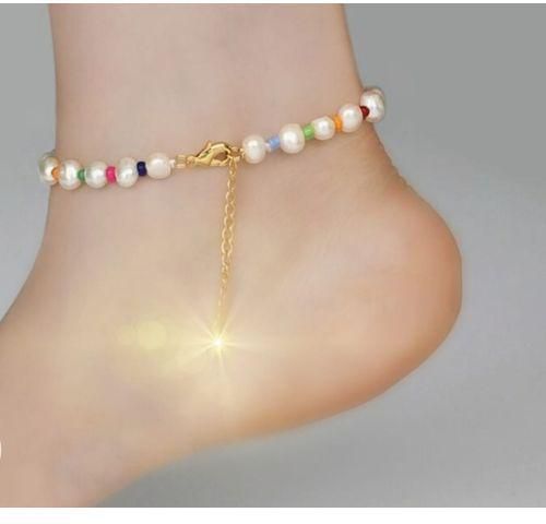 Anklet Women's Hand Made Color Mix