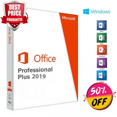 Microsoft Office 2019 Professional Plus Packed with Media Kit