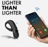 Promate - Bluetooth Headphone Non-Ear Plug, Premium Ear-Hook Wireless Bluetooth v4.2 Headset with Built-In Mic Sweatproof Earphone with Multi-Paring for iPhone XS Max, Huawei p30 Pro, Samsung S10+, Static Black
