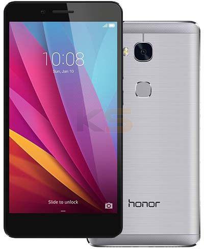 Huawei Honor 5X (5.5'' Screen, 2GB RAM, 16GB Internal, Dual SIM, 4G LTE) Grey Smartphone