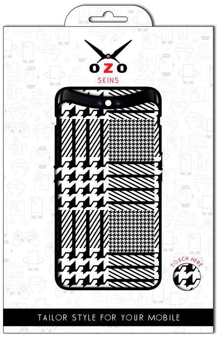 لاصقة حماية من اوزو بشكل الكروهات الابيض في اسود لموبايل Samsung Galaxy S10e