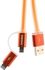 Remax Cable for Apple and Android Devices Orange , 1Meter , 905060066-3