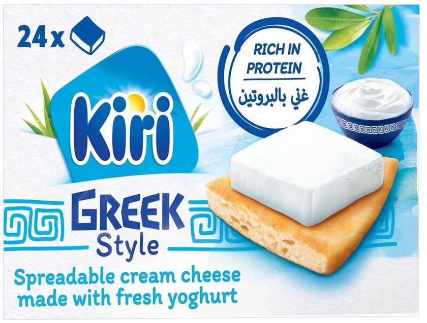 Kiri Greek Style Cheese Squares 400g 24 Portions