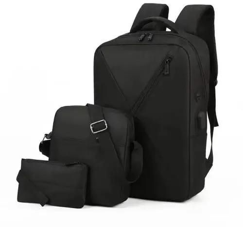 BACK PACK.Generic 3 In 1 Anti Theft Laptop Bag Travel Backpack The Backpack is sophisticated and modern, has a great internal space, and is made of waterproof polyester