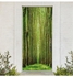2-Piece 3D Landscape Waterproof Self-Adhesive Decal Wall Stickers Green