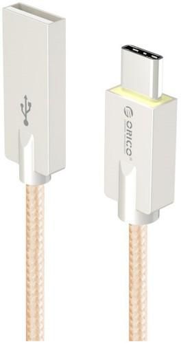 Orico USB Type A to Type C Charge &amp; Sync Cable 1M (Gold)